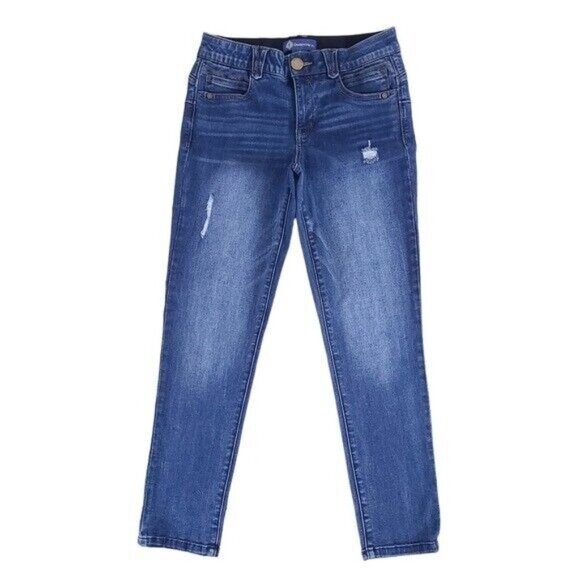 Democracy Ab Solution Distressed Slimming Skinny Jeans Size 4 - Picture 1 of 9